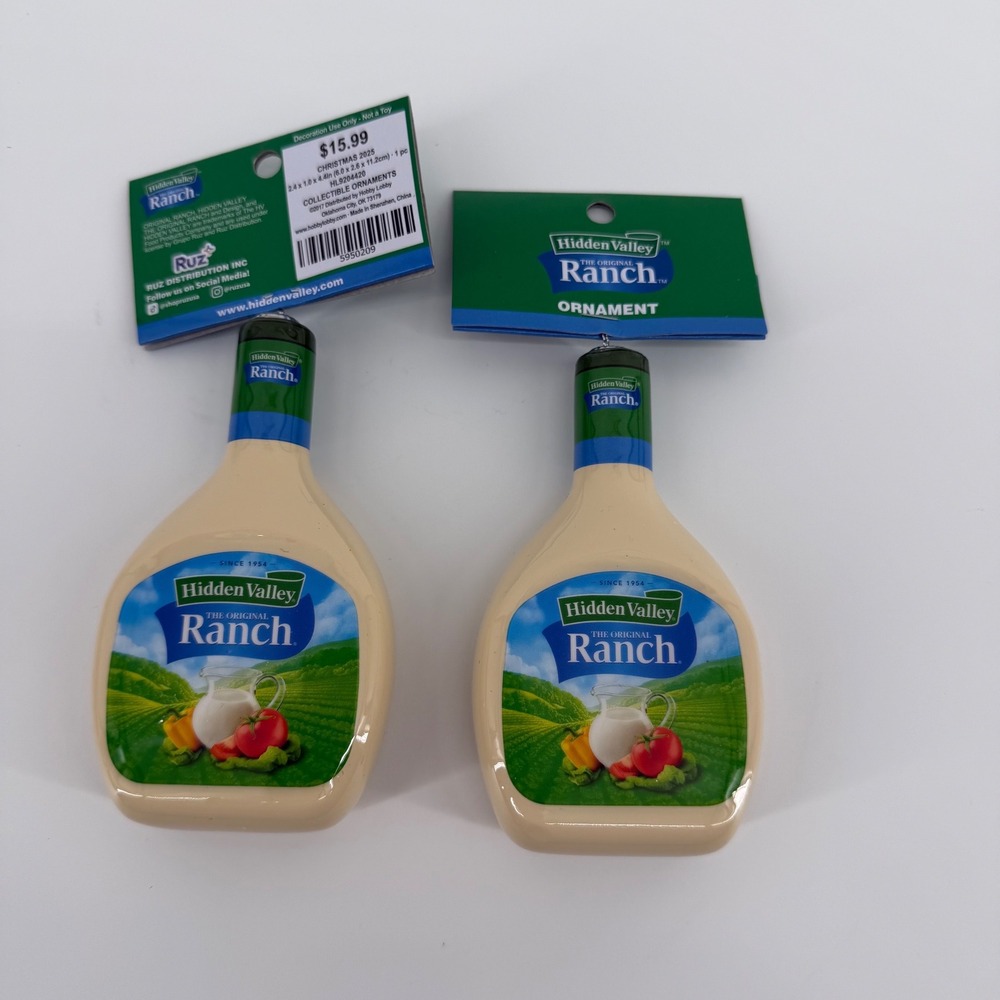 Hidden Valley Ranch The Original Ranch Ornament Christmas 2025 Collectible New 2
